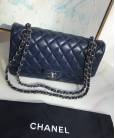 Сумка Medium Classic Double Flap Bag Navy Blue